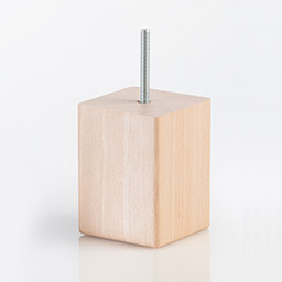 Holz: Avantgarde Fußset, Natur, 11 cm (2x)