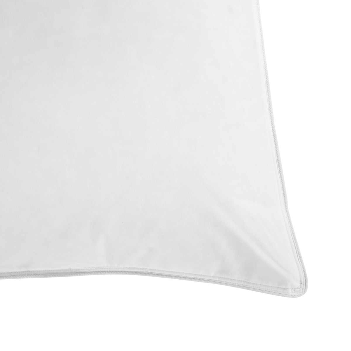 7649079-010 Daunenkissen Tristar Detail Detailaufnahme Kissenecke Tristar Daune weiß