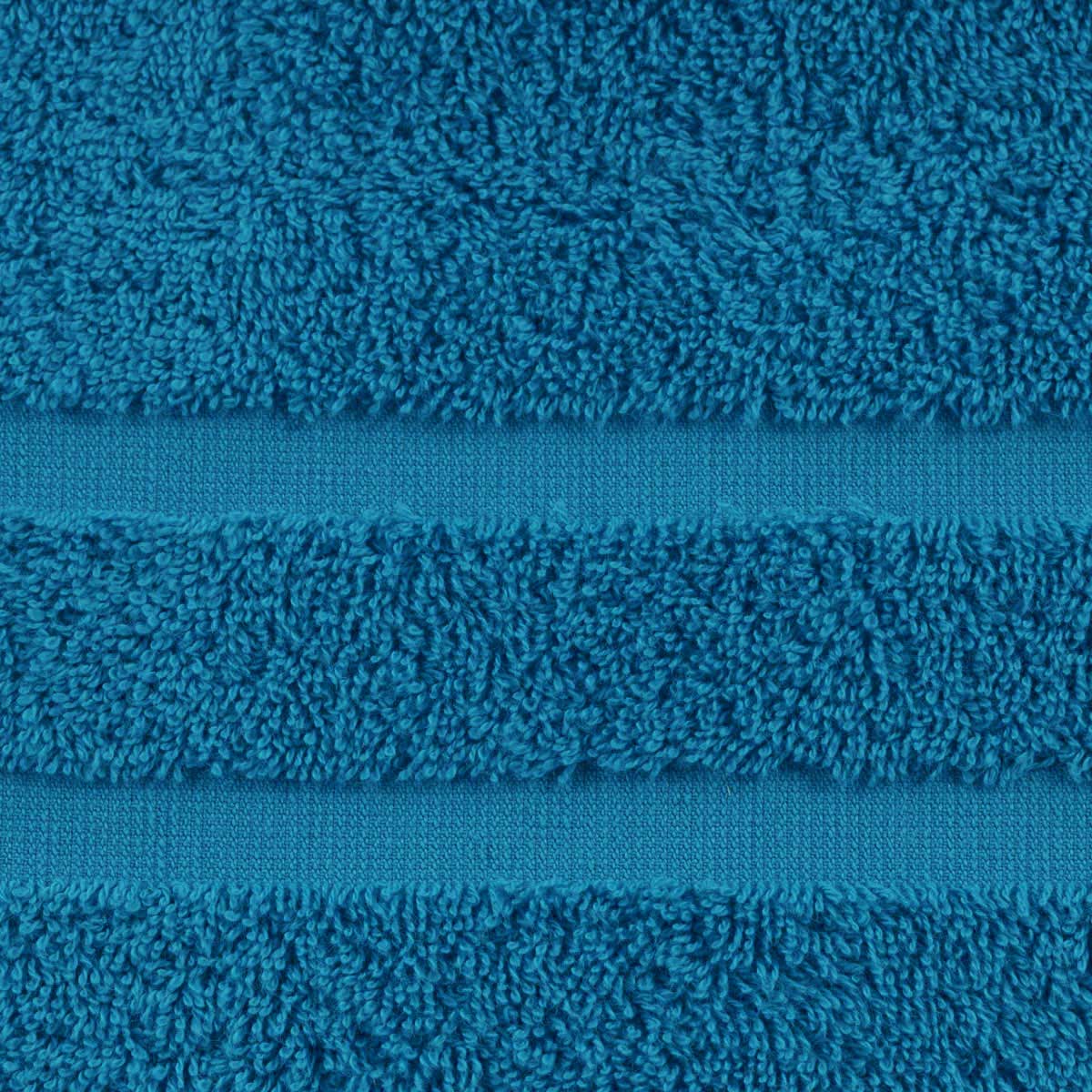 Detailaufnahme Portofino mit 2 florlosen Streifen petrol